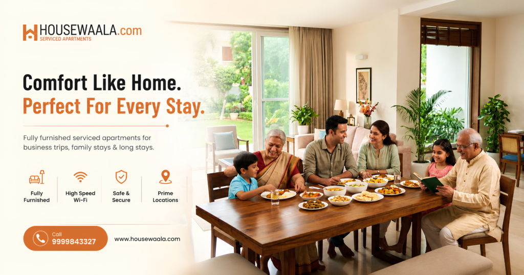 family accommodation in Delhi